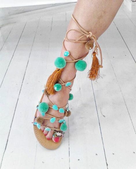 sandalias-pompones 4